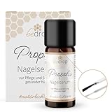 bedrop Propolis Nagelserum 10ml Nagelöl zur Nagelpflege & Stärkung natürlicher Nägel mit Propolis Teebaumöl Lavendelöl & weiteren Ölen 10ml