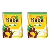 Kaba Banane 400g Beutel Trinkpulver, das Original Bananenmilch-Pulver zum Anrühren in kalter und warmer Milch (Packung mit 2)