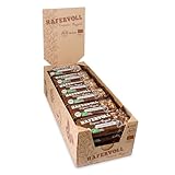 HAFERVOLL Organic Flapjack Cacoa Nib & Hazelnut, 18 x 60 g Müsliriegel - Bio-zertifiziert, mit Honig ohne Zusatz von Zucker, Hafer, im Ofen gebacken