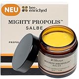 Mighty Propolis Salbe & Propolis Creme Bio | Wund & Heilsalbe | Salbe gegen Juckreiz, Furunkel I Bienensalbe & Wundsalbe | Wundschutzcreme & Heilsalbe intimbereich | SOS Creme von Bee Enriched