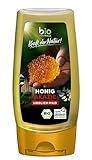 biozentrale Bio Akazienhonig | 350 g Bio Honig aus weißen Blüten der Akazie| Ideal als Brotaufstrich Bio & Honig für Tee | Wabenhonig Alternative