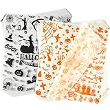 ASTARON 100 blatt Halloween Wrap Papier Wachspapier Für Sandwiches, Burger, Pommes frites, Halloween-Süßigkeiten, Kekse, frittierte Lebensmittel